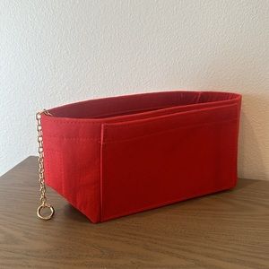 NWT Red Felt Purse Insert